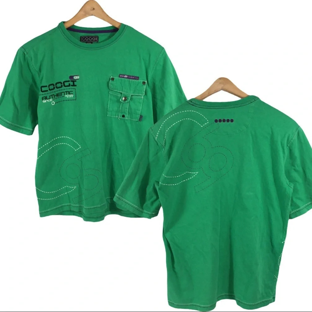 BY73 Coogi Brand Urban Streetwear T Shirt L